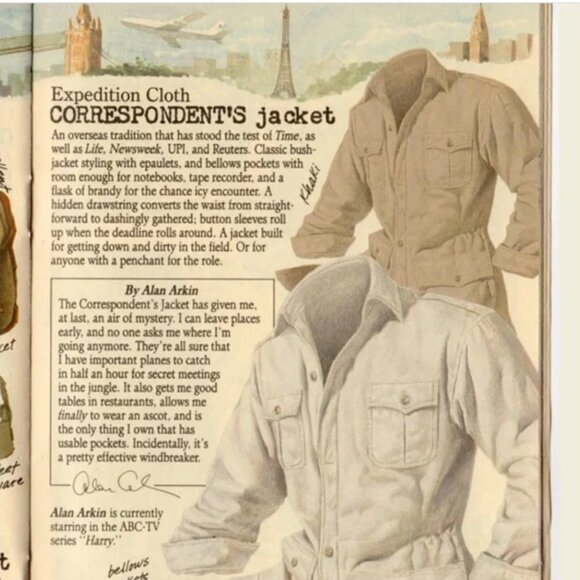 vintage BANANA REPUBLIC Expedition Cloth Cotton Correspondent's Jacket UNISEX - Picture 14 of 14